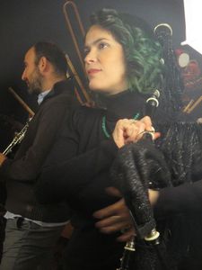 Bagpiper Cristina Pato with clarinetist Kinan Azmeh
